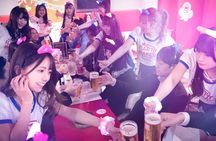 Hyper Gold Night Maid Cafe Experience in Osaka