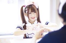 Maid Cafe Experience and All-You-Can-Drink in Osaka