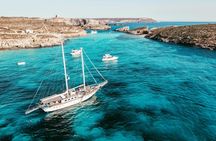 Full-day gulet cruise around Malta with Blue Lagoon and lunch