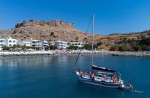 Sailing Tour Around Lindos with Food and Drinks