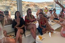 Beaches and Bays Catamaran Sunset Tour in Malta