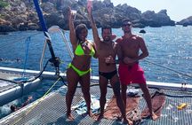 Beaches and Bays Catamaran Sunset Tour in Malta