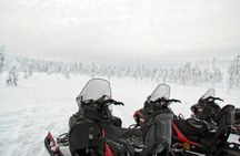 Snowmobile safari from Levi to Kumputunturi fell