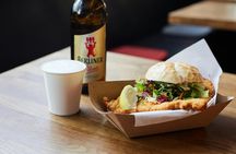 Food and history guided walking tour in East Berlin