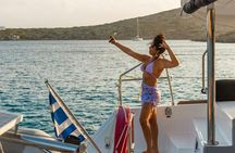 Private catamaran sunset cruise from Rethymno