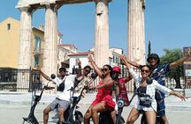 Action Camera Adventure Tour around the Acropolis by E-Scooter