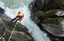 Canyoning experience in Salto do Cabrito waterfall