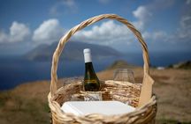 Picnic in a Vineyard in Lipari with Scenic Islands Views