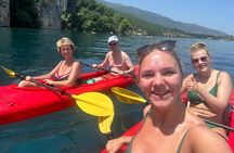 Kayaking with beach BBQ on Lake Ohrid