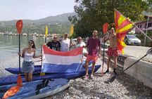 Kayaking with beach BBQ on Lake Ohrid
