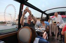 Luxury London bus tour with a gourmet dinner and panoramic view
