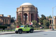 Private city, Muir Giant Redwoods and Sausalito convertible jeep tour