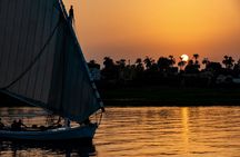 Sunset Cruise by Traditional Felucca with Luxor Temple by Night