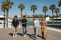 Malaga gastronomic tour with tapas, wine and rooftop access