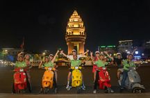 Phnom Penh Night Foodie Vespa Tour