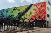 Gourmet dinner and street art tour with augmented reality app