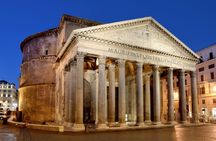 Rome Night Tour by Minivan with Pizza and Gelato