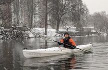 Stockholm city winter kayaking tour