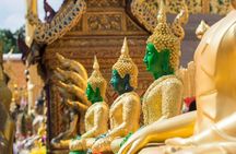 Grand Palace and historic temples private tour with canal boat ride