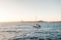 Irie catamaran sailing experience at sunset