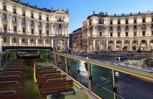 Rome open bus night tour with tasting stop
