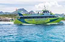 Boat Trip on a Glassbottom Catamaran from Font de Sa Cala