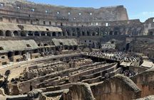 Colosseum with Arena, Roman Forum and Palatine Hill Small Group Tour