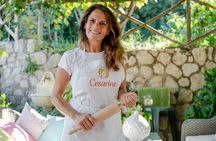Market tour and dining experience at a Cesarina's home in Genoa
