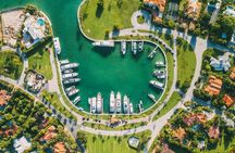 Miami beach private plane tour with drinks
