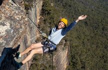 Full-day abseiling and rock climbing combo at Blue Mountains