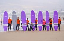 Surfing lesson in Agadir