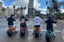 1-hour harbor and Gaslamp Quarter electric scooter tour