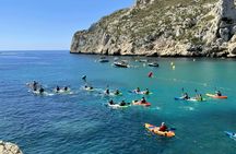 Kayak Excursion from Granadella with Beaches and Caves