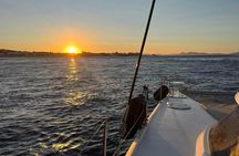 Rhodes semi-private sunset catamaran cruise ticket