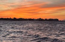 Rhodes semi-private sunset catamaran cruise ticket