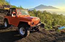 Sunrise jeep tour at Mount Batur and hot springs with pick-up