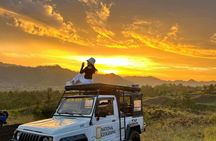 Sunrise jeep tour at Mount Batur and hot springs with pick-up