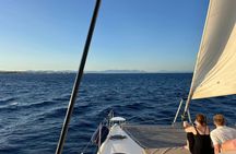 Rhodes semi private full-day Catamaran cruise – ticket only