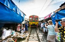 Railway Market and Amphawa Floating Market Tour from Bangkok