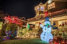 NYC Dyker Heights luxury holiday lights tour and hot cocoa