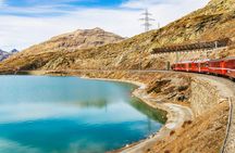 St. Moritz and Bernina Red Train from Milan with Lake Como Cruise