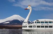 Mt. Fuji Twin Lakes Scenic, Kawaguchiko, Yamanaka, and Onsen 1-Day Tour
