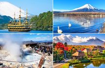 Mt.Fuji,Owakudani, Hakone Cruise & Ropeway, Oshino Hakkai 1-Day Trip