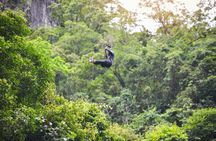 Krabi Zipline Adventures with Abseiling and Rock Climbing