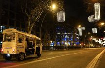 Barcelona Christmas Lights Tour on a Private Eco Tuk Tuk
