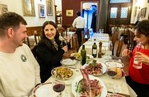 Florence local food tour in Santo Spirito with tastings and dinner