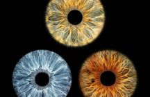 Personalized Eye Iris Photography Print with Delivery