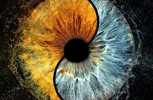 Personalized Eye Iris Photography Print with Delivery