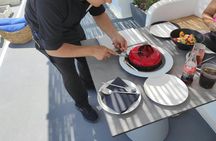 Signature aromatherapy private spa treatments in Santorini