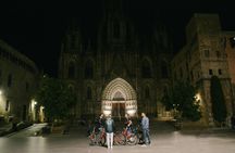 Barcelona night bike tour with tapas and cava stop